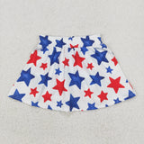 GLK0055 Girls July Fourth star Skirt