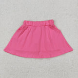 GLK0066 Girls rose Skirt cotton