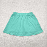 GLK0069 Girls green Skirt cotton