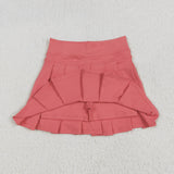 GLK0080 Girls orange Skirt yoga