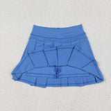 GLK0084 Girls blue purple Skirt yoga