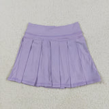 GLK0085 Girls purple Skirt yoga