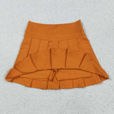 GLK0109 Girls orange Skirt yoga