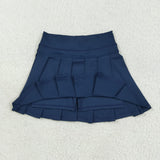 GLK0122 Girls navy Skirt yoga