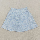 GLK0129 Girls green camo Skirt yoga