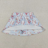 GLK0169 baseball Girls bow Skirt yoga