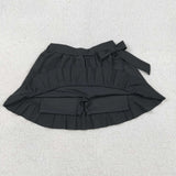 GLK0218 Girls girls black floral Skirt