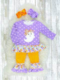 2.99 Halloween purple ghost girls clothing