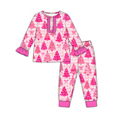 Preorder MOQ 5 pcs Each Style Christmas Santa Tree Kids Matching Clothes-2026.8.19