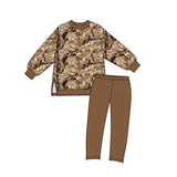 10.14 Pre-order girls branch long sleeve SOLID pant outfits yoga
