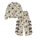 10.21 Pre-order girls duck long sleeve bow pants outfits