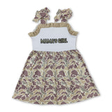 Matching Baby girls boys MAMA'S outfits camo clothing embroidery