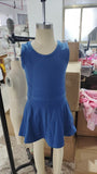 GSD1986 baby girls navy sleeveless dress outfits Yoga