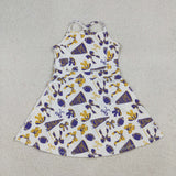 GSD2781 girls purple CHEER derss yoga