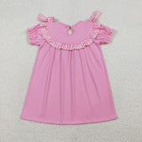 GSD3178-smocked Baby girls Easter dress