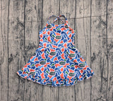 Pre-order GSD3589 girls Crocodile camo dress yoga
