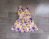 Pre-order GSD3801 girls team tigger purple bow sleeveless dress yoga