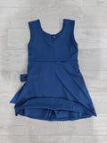 Pre-order GSD3880 girls solid navy bow sleeveless dress yoga