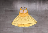 Pre-order GSD3982 girls princess slip yellow dress yoga