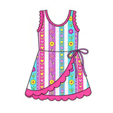 pre order Yoga Kids Girls Floral Dress Athletic Clothes
