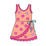 pre order Yoga Kids Girls Floral Dress Athletic Clothes