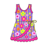 pre order Yoga Kids Girls Floral Dress Athletic Clothes