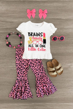 white and leopard girl  clothing