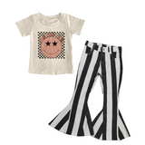 mamas girl top + stripe jeans outfits