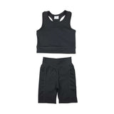 Multicolored yoga girl summer set