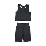Multicolored yoga girl summer set