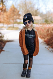 long sleeve sweater caramel color cardigan