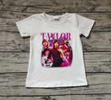 GT0604 short sleeves singer white top