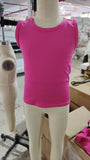 GT0982 Girls rose sleeveless T-shirt  YOGA
