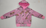 1.19 Pre-order GT1580 baby girls branch pink  long sleeve zipper hooded coat top