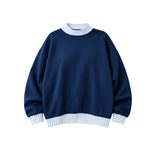 Pre-order GT1794 Adults woman navy long sleeves top