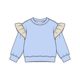 MOQ：5pcs GLP3696 pre-order  toddler girl clothes cotton girl winter pants set 2026.8.15