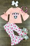 pink cow girls clothing  outfits