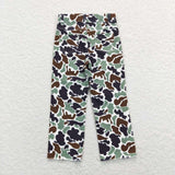 P0413-- camo green gray long pants boys jeans