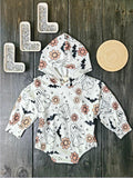 Halloween ghost baby romper