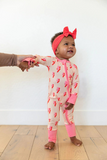 LR198 long sleeve lighting pink sleeper