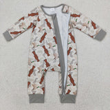 LR2063 long sleeve call me zipper sleeper