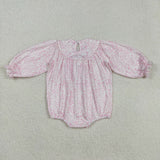 LR2184  Halloween baby girls smocked Turkey bubble