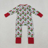 LR2574 baby boy clothes cartoon boy christmas winter romper