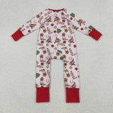 LR2584  baby girl clothes cowboy  toddler girl christmas winter romper