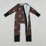 LR2591  baby boy clothes Aztec toddler  boy western winter romper