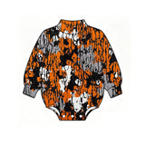 10.23 Pre-order  Baby boys camo long sleeve mock neck romper