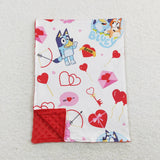 BL0116--  dog love blanket