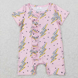 SR0523--western Lightning MILK SILK romper