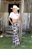cow Adult Bell-bottom jeans
