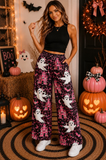8.5 Pre-order P1130 Adult women Halloween ghost leopard long Pant